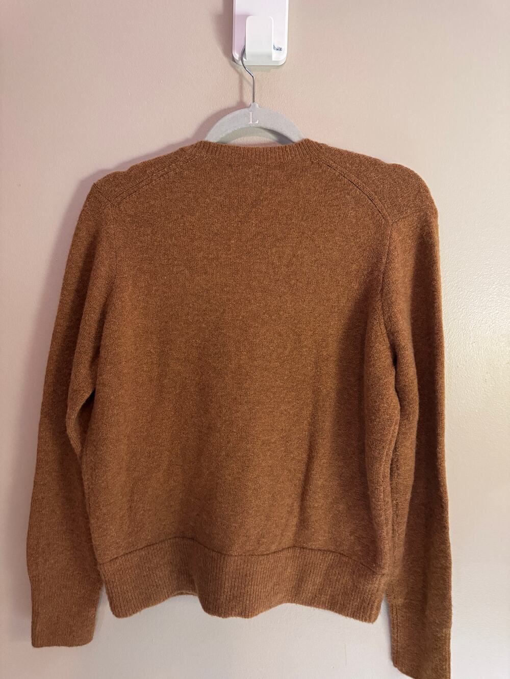 Madewell Wool Alpaca Blend Sweater Brown V Neck Women’s M
